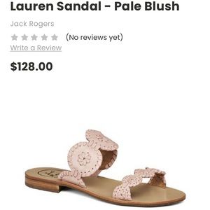 Jack Rogers Lauren Sandal in Blush